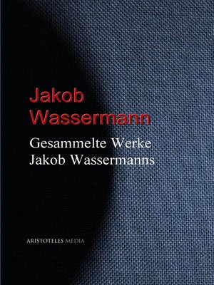 cover image of Gesammelte Werke Jakob Wassermanns